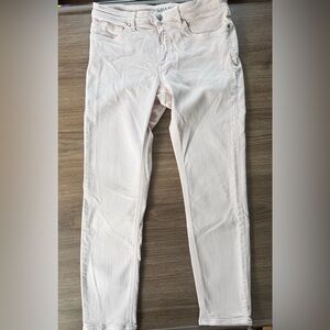 SPANX Blush Pink Stretch Cropped Jeans